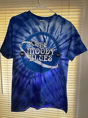 The Moody Blues Timeless Flight 2014 Tour T Shirt Medium Tie Dye • $10