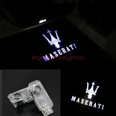 4X Door Light Projector Logo Ghost Lamp For MASERATI Quattroporte 2007-2009 • $32