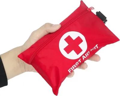 Mini First Aid Kit 79Pieces Small First Aid Kit Includes Emergency Tape • $6.99