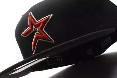 New Era Houston Astros MLB Game On Field Fitted Cap Black UV USA No Logo • $46.76