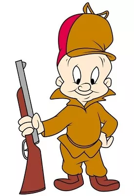 Elmer Fudd 60s 70s 80s Cartoon Character Iron On Tee T-shirt Transfer • £2.39