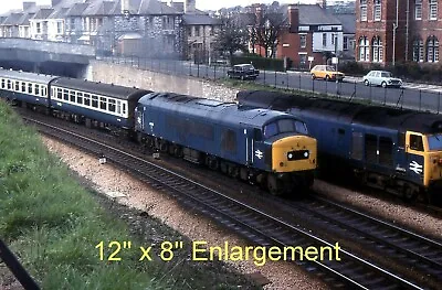 £6.50 • Buy 12 X8  Colour Railway Photograph Class 46 46018 At Plymouth 02.04.77