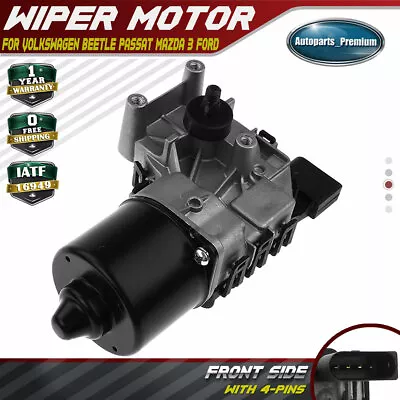 Windshield Wiper Motor For Volkswagen Beetle Ford Fiesta Mazda Chevrolet Astra • $39.99