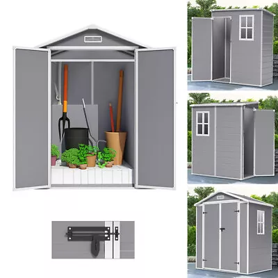 Plastic Garden Shed 6 X 4.5 5 X 4 4 X 3 Ft Storage Shed House Waterproof • £229.95
