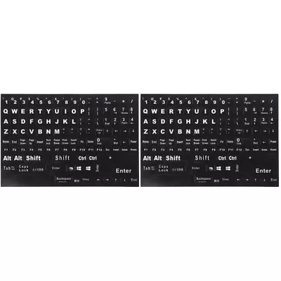 Keyboard Label Stickers Keyboard Decals Laptop Key Stickers Keycap Stickers • £5.78