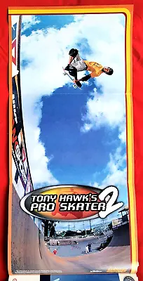 RARE! 2001 TONY HAWK'S Pro Skater 2  Nintendo Video Game POSTER 10.5  X 22  • $27.99