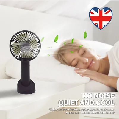 Y2 Handheld Personal Portable Fan Rechargeable Battery Operated Desk Table Fan • £6.59