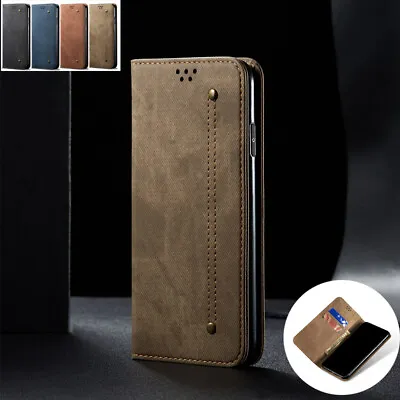 For Huawei Y9 Prime P30 P40 P50Pro Retro Magnetic Flip Leather Wallet Case Cover • $16.99