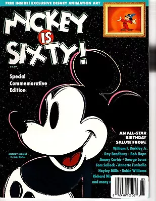 Mickey Is Sixty Commemorative Magazine 1988 • $8