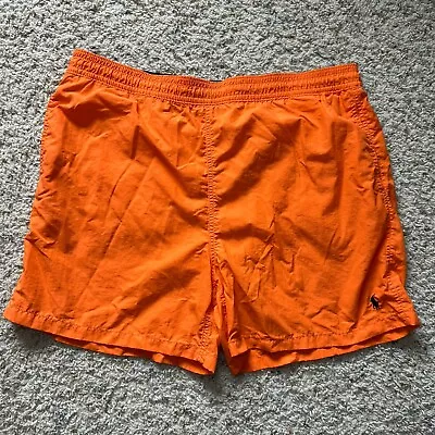 Vtg Polo Ralph Lauren Swim Trunks Mens Size XL Orange Mesh Lined Shorts Bottoms • $21.47