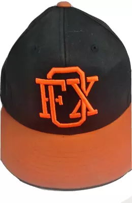 Fox Racing Fitted Hat Size 6 7/8 - 7 1/4 210 Flexfit Orange W/ Black Logo Cap • $15