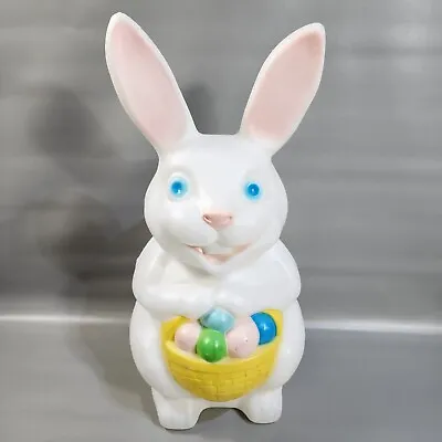 Vintage Empire Plastics Easter Bunny Rabbit Blow Mold Lighted Yard Decor 23  • $39.99