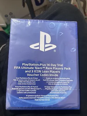 New/Sealed PS4 PlayStation Plus 14Day Trial FIFA Ultimate Team Rare Player Pack • £4