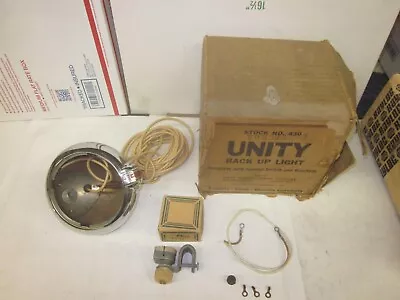 NOS Vintage Unity Back Up Light Partial Kit 1940-50's Chevy Ford Dodge Car Truck • $200