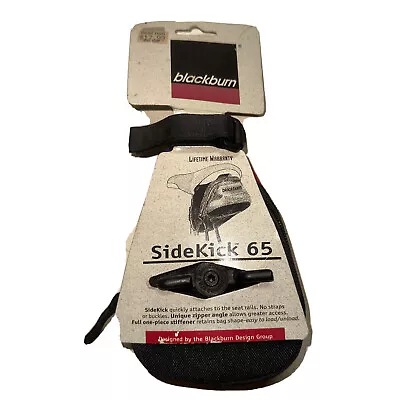 Blackburn SideKick 65 Red Purple Vintage Bike Under Seat Saddle Bag Pack Zip • $14.99