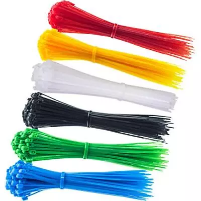 120Pack 8 Inch Multi Colors Heavy Duty Cable Zip Ties For Indoor And Outdoor Use • $9.99