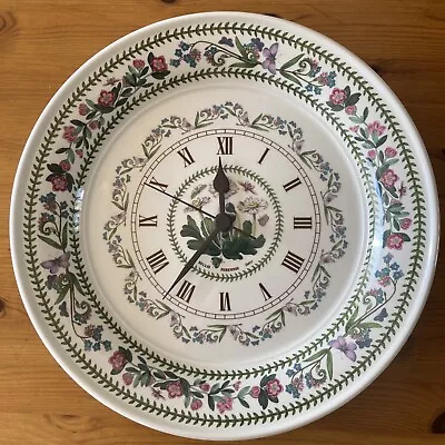 £14 • Buy Portmeirion Botanic Garden Ceramic Wall Clock Bellis Perennis Daisy 10.5 