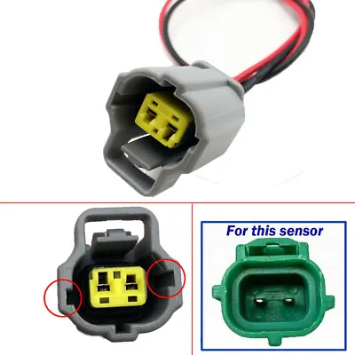 $9.99 • Buy Coolant Water Temperature Temp Sensor Connector Pigtail For 1998-2010 Toyota