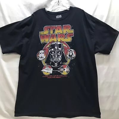 Star Wars Fifth Sun Darth Vader Stormtrooper Palpatine Tie Fighter Tee Men’s 2XL • $9.99