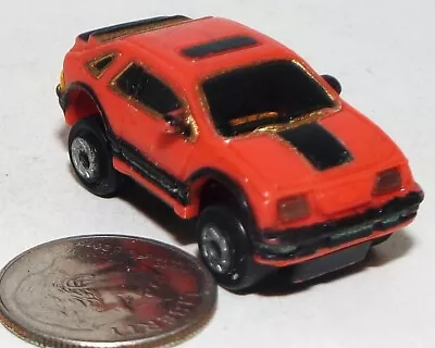 Small Micro Machine Plastic Merkur XR4TI Car In Dark Orange • $8