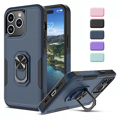 For IPhone 15 / Pro Max /15 Plus  Shockproof Case Cover Stand + Screen Protector • $4.99