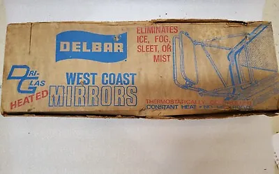 NOS Vintage Delbar West Coast Heated Truck Mirror Heads • $249.99