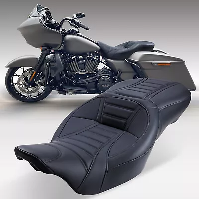 Rider & Passenger Seat For Harley Touring Street Electra Glide Road King 09-2023 • $201.61