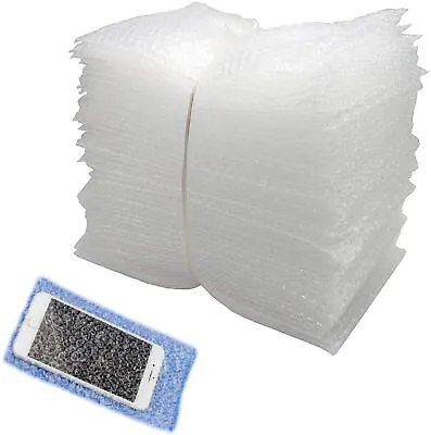 100 Pack 6x8.5  Bubble Pouches Out Bags Wrap Cushioning Self Seal Clear Shipping • $31.44