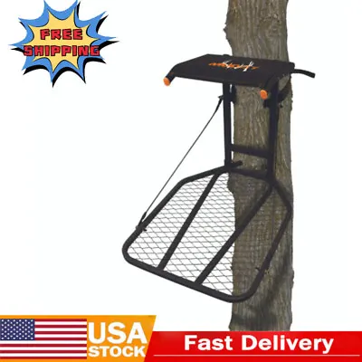 Hang-On Tree Stand Treestands And Blinds Seat Stand W/Full-Body Safety Harness • $63.91