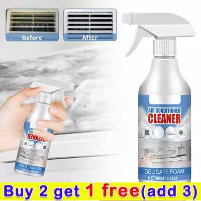60ml Air Conditioner Foaming Cleaner Household Air Foam Cleaning Spray QT • $10.22