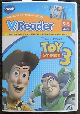 V.Reader DISNEY PIXAR TOY STORY 3 Reading Learning Game Vtech • $6.95