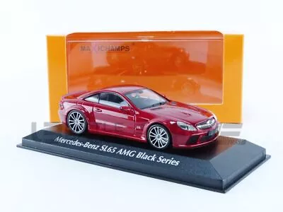 Maxichamps 1/43 - Mercedes-benz Sl65 Amg Black Series - R230 - 2009 - 940038221 • $58.45