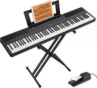 $239.99 • Buy Donner Digital Piano 88 Semi-Weighted Key Portable Ultrathin Electronic Keyboard