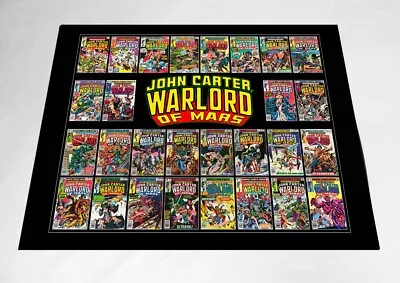 JOHN CARTER WARLORD OF MARS-Marvel-1970’s-Original Fan Art-18” X 24” Poster • $39.95