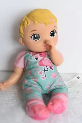 10  Hasbro Blonde Baby Alive CUTE 'N CUDDLY Soft Doll Thumb Sucker (F) • $15