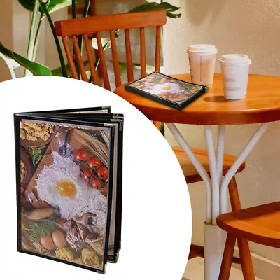 Page Food Drink With Corner Protector Menu Cover A4 Size Restaurant Cook Book. • £13.13