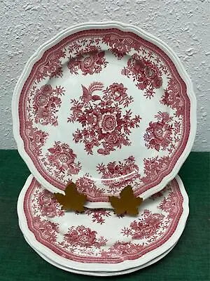 Set Of 3 Vintage Villeroy & Boch FASAN Red Luncheon Plates • $33.99