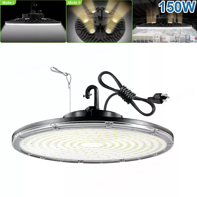 1Pack 150W UFO Led High Bay Light Factory Warehouse Commercial Shop Lights Plug • $29.99