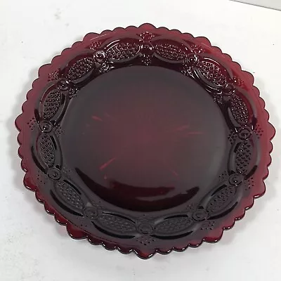 Avon 1876 Cape Cod Ruby Red Collection Salad Plate 7 Inch • $3.81