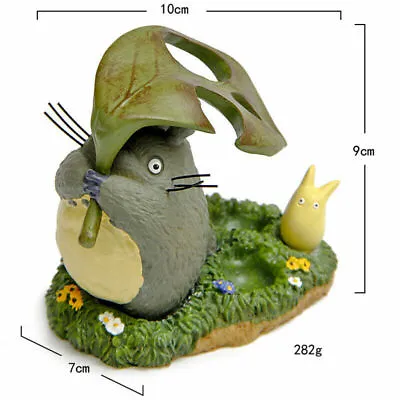 Studio Ghibli My Neighbor Totoro Figure Lift Leaves Flower Pot Toy Doll Decor • $21.84