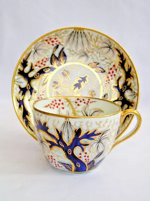 John Rose Coalport Candlelight Imari Vine Antique Porcelain Cup & Saucer 1 Of 2 • £35