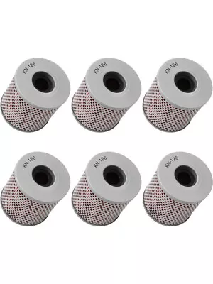 6 X K&N Oil Filters KN-126 Fits KAWASAKI MOTORCYCLES Z1 900 • $106.47