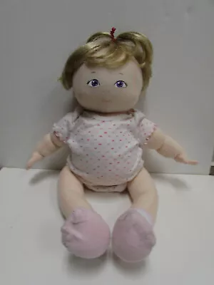 Vintage Cabbage Patch Type Soft Sculpture Baby Doll 18  GUC Handmade 90s • $24.99