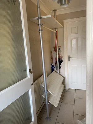 £25 • Buy IKEA STOLMEN Modular Storage Wardrobe Shelving Poles Brackets