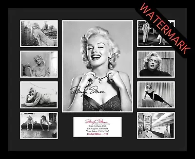 Marilyn Monroe Playboy Model Limited Edt 100 Only Signed & Framed Memorabilia  • $118.99