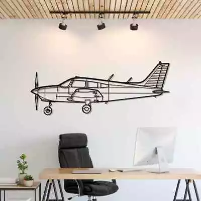 Wall Art Home Decor 3D Acrylic Metal Plane Aircraft USA Silhouette PA-28-151 • $87.99