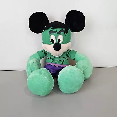 Marvel Super Hero Squad Disney Mickey Mouse Incredible Hulk Plush Doll 16  • $19.77