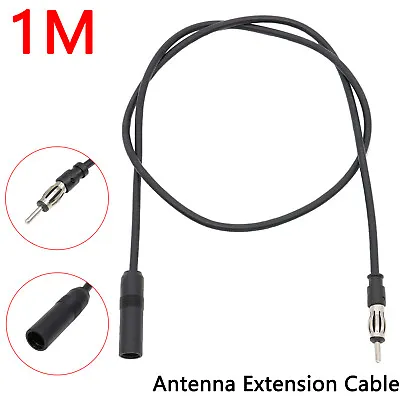 Car Radio Antenna Aerial Extension Coax Cable Lead 3' Ft Male Female Connect • $7.99
