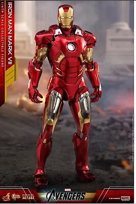 HOT TOYS 1/6  MMS500D27 IRON MAN VII MK7 DIE-CAST. New & Sealed With Shipper Box • $749.99