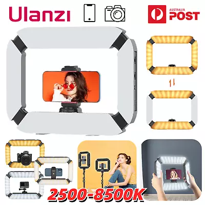 ULANZI Fill Light U200 Ring Video LED Lamp Dimmable Camera Phone Photography AU • $135.58